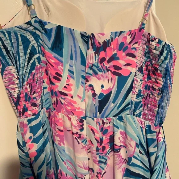 Lilly Pulitzer Multicolored Spaghetti Strap Sundress Maxi - Picture 4 of 7